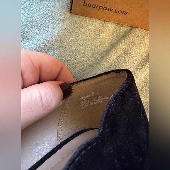 Cloudwalkers Velour Heels size 8W - Picture 3 of 4